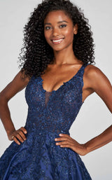 Ellie Wilde EW122086 Navy Blue