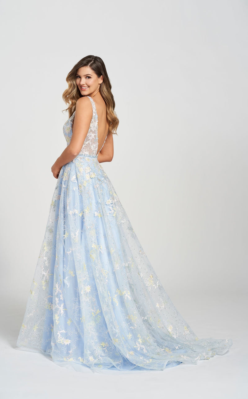 Ellie Wilde EW122114 Light-Blue-Multi