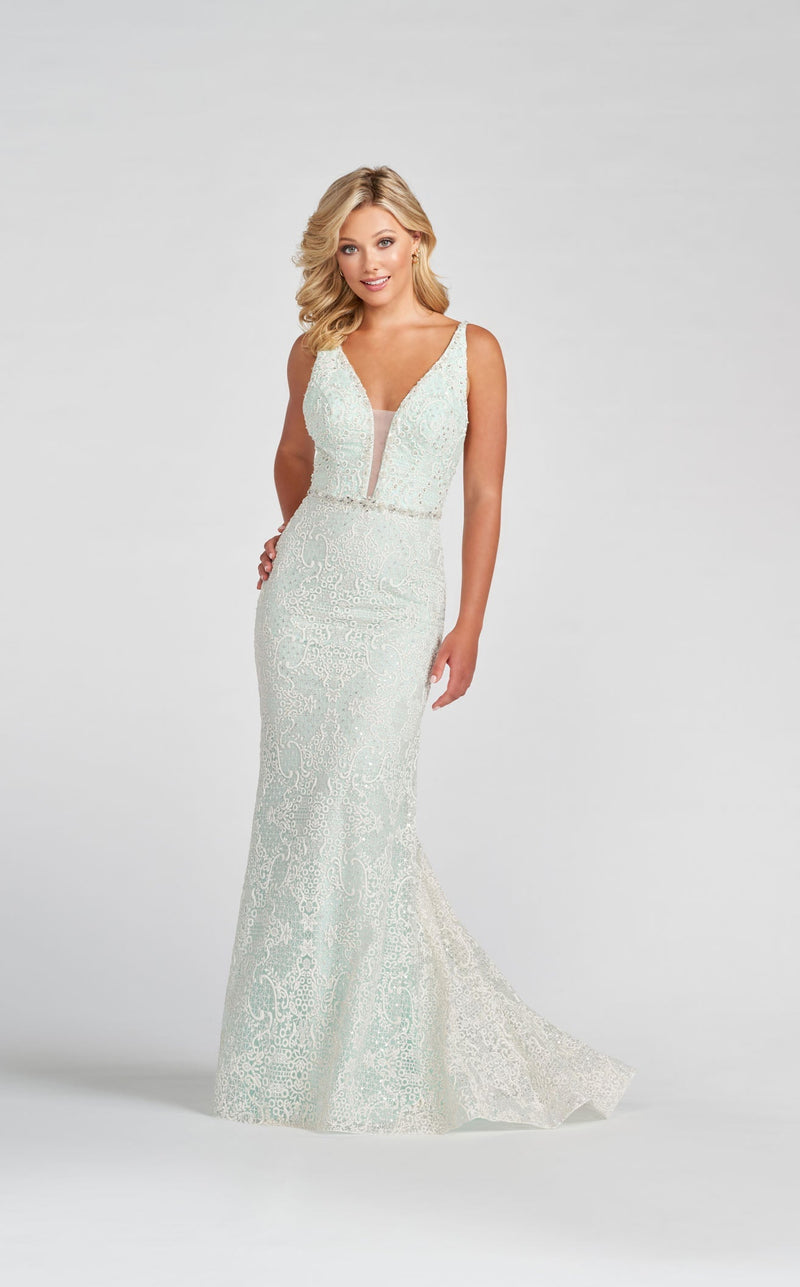 Ellie Wilde EW122116 Ivory-Sea-Mist