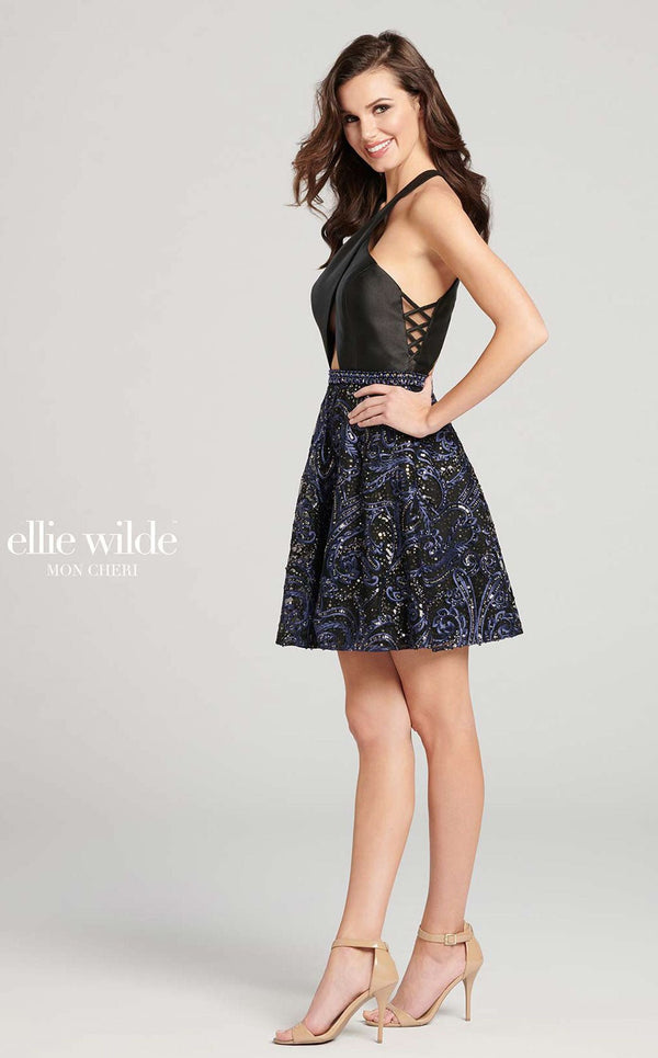 Ellie Wilde EW21876S Black/Navy