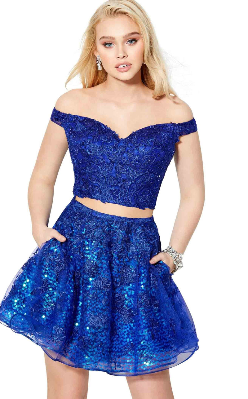 Ellie Wilde EW21905S Royal-Blue