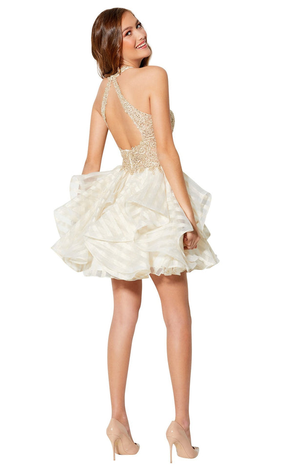 Ellie Wilde EW21923S Light-Gold-Ivory