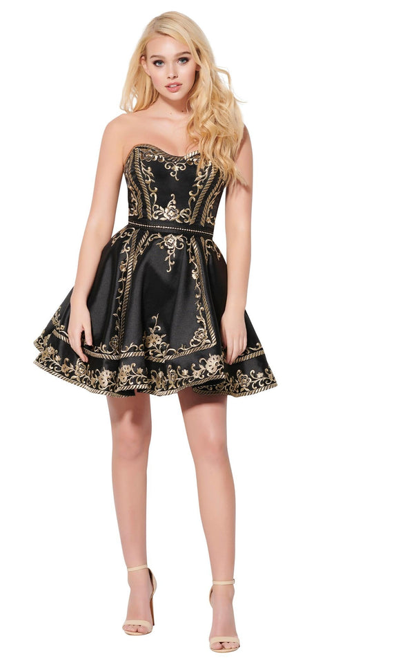 Ellie Wilde EW21948S Black/Gold