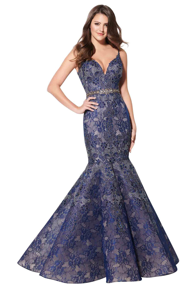 Ellie Wilde EW21967 Navy Blue