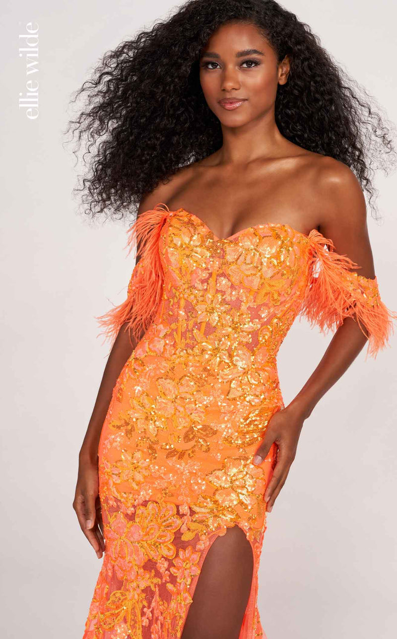 Ellie Wilde EW34034 Orange