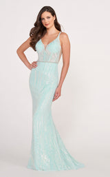 Ellie Wilde EW34037 Dress aqua