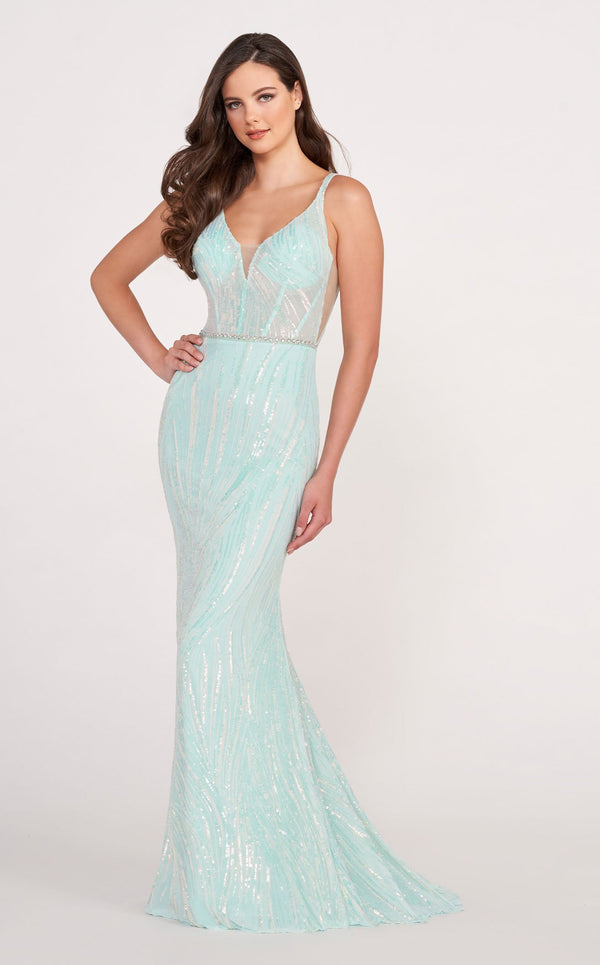 Ellie Wilde EW34037 Dress aqua