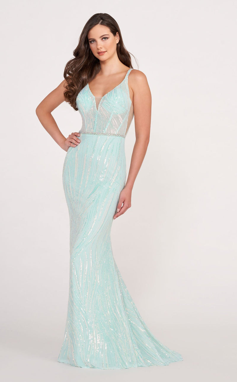 Ellie Wilde EW34037 Dress aqua