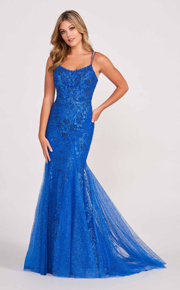 Ellie Wilde EW34045 Royal-Blue
