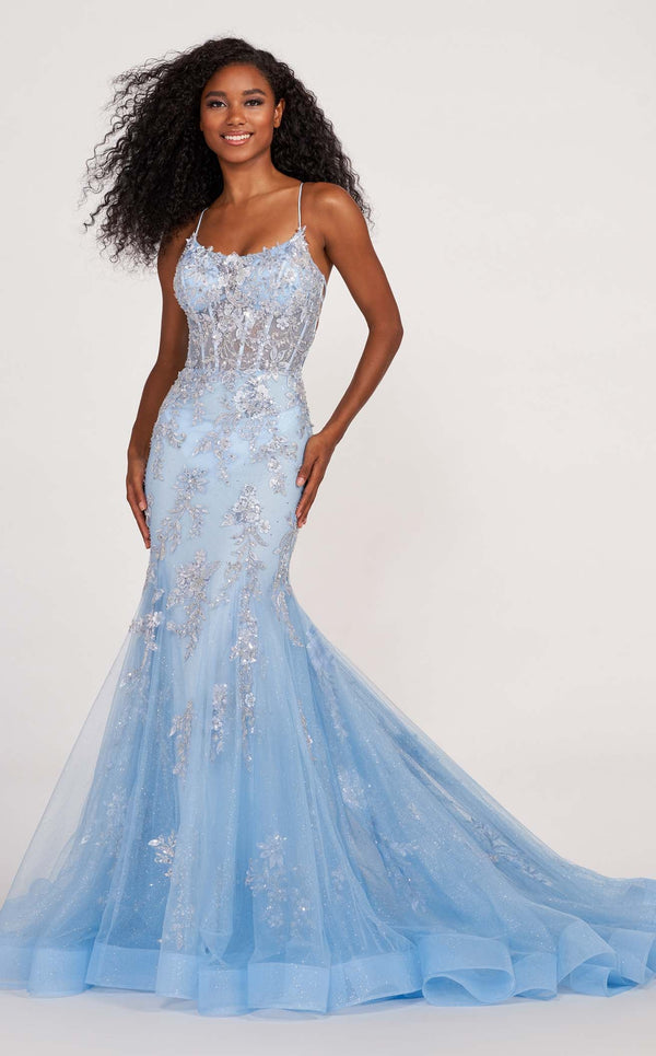 Ellie Wilde EW34054 Light Blue