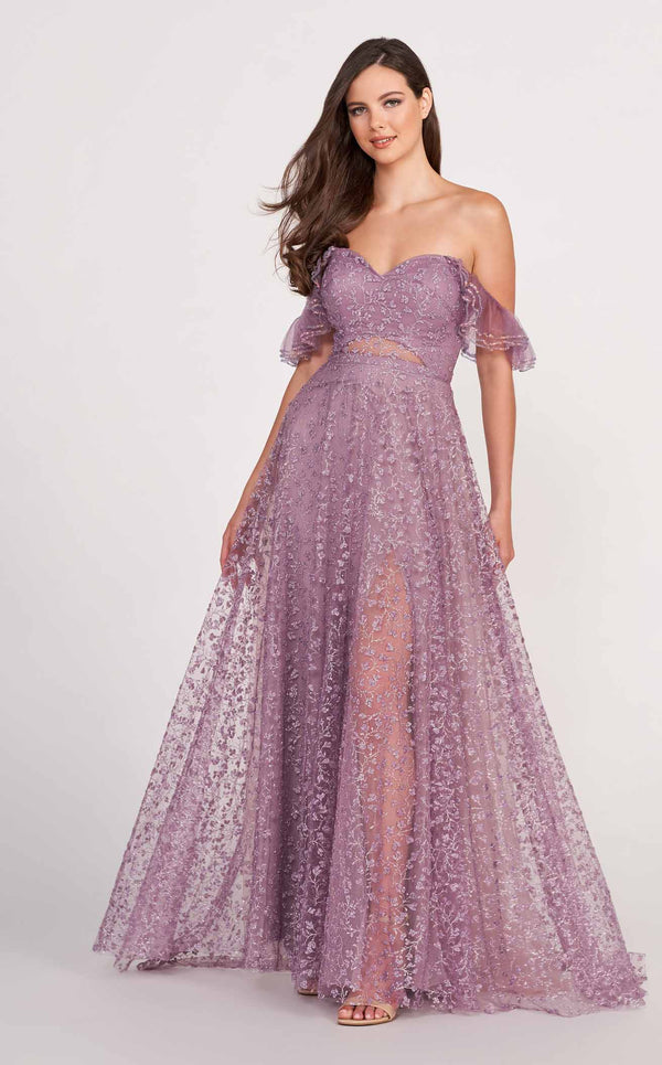 Ellie Wilde EW34063 Dress purple