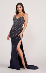 Ellie Wilde EW34074 Navy Blue