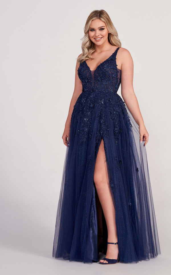 Ellie Wilde EW34103 Navy-Blue