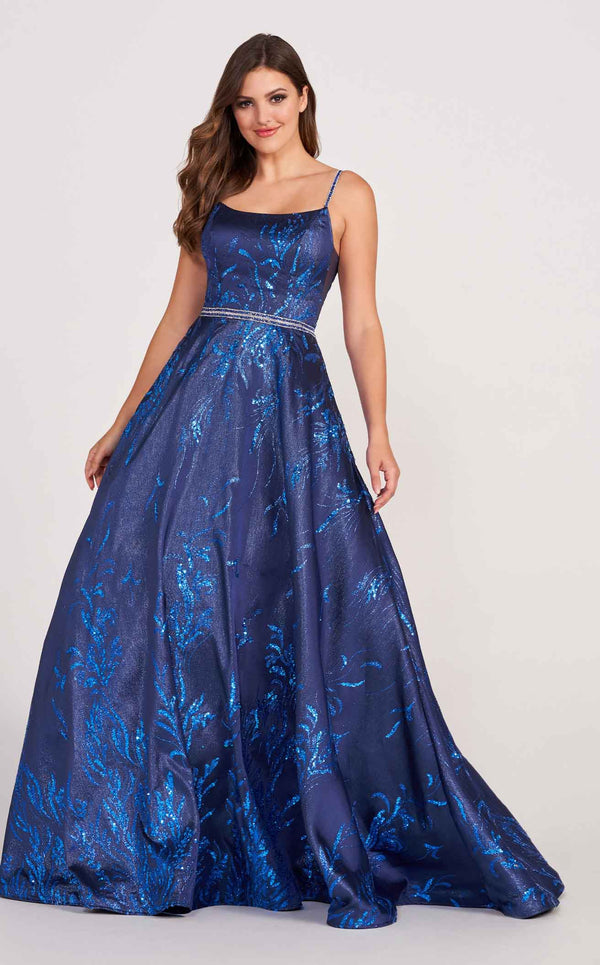 Ellie Wilde EW34106 Navy-Blue