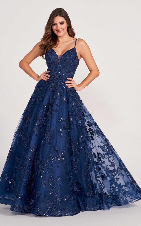 Ellie Wilde EW34119 Navy-blue
