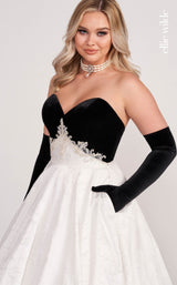 Ellie Wilde EW34133 Black-White