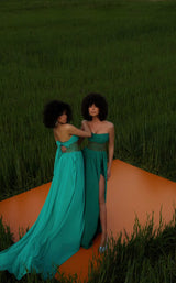 MINNA Edith Teal and Emerald