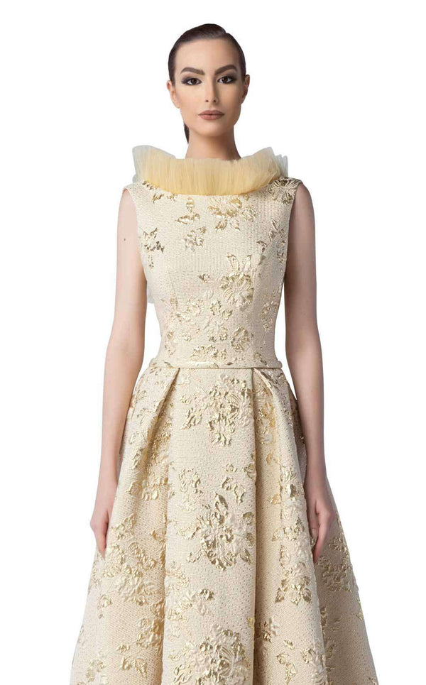 Edward Arsouni Couture 0223 Gold-Ecru