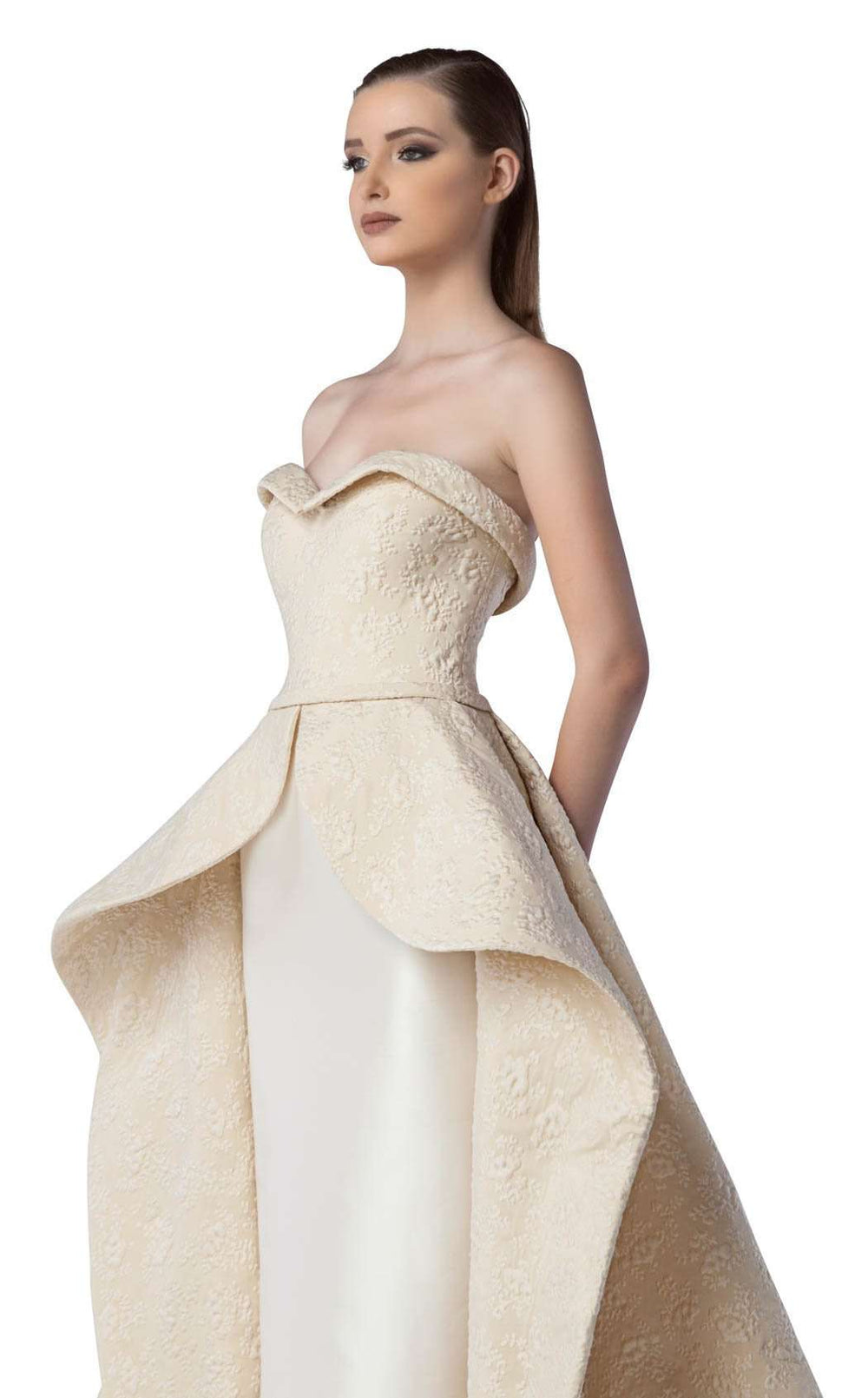 Designer Overskirt Dresses | Gowns With Removable Skirt  NewYorkDress