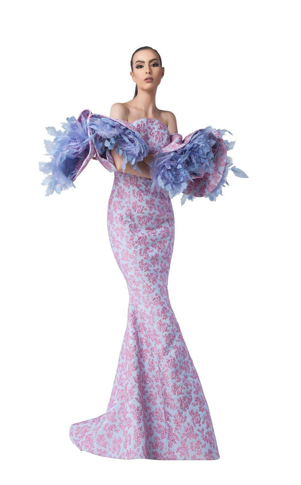 Edward Arsouni Couture 0257 Mauve-Fuchsia