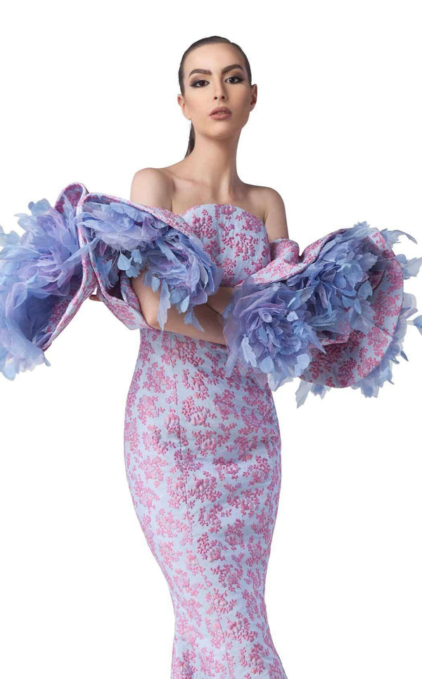 Edward Arsouni Couture 0257 Mauve-Fuchsia