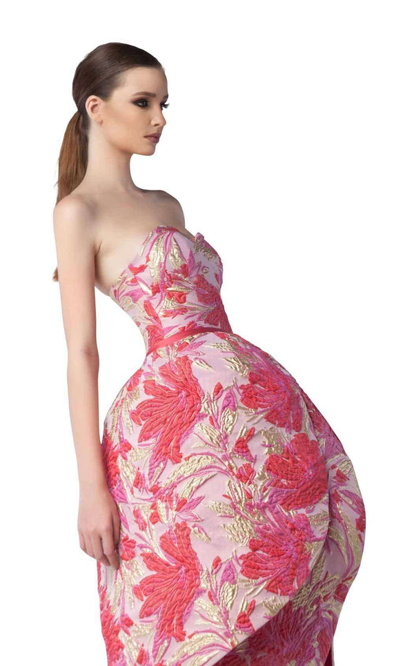 Edward Arsouni Couture 0258 Fuchsia-Red