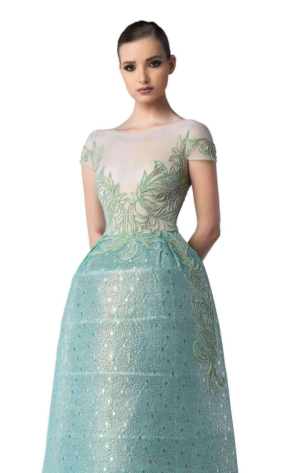 Edward Arsouni Couture 0262 Vert-Gold