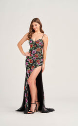 Ellie Wilde EW35069 Black Multi