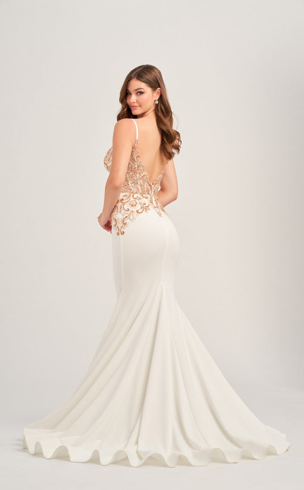 Ellie Wilde EW35078 White/Gold