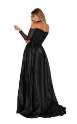 Portia and Scarlett Emerald Gown Black