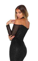 Portia and Scarlett Emerald Gown Black