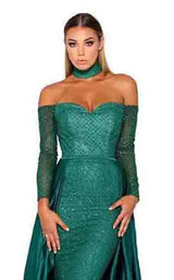 Portia and Scarlett Emerald Gown Emerald