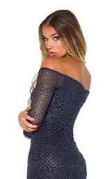 Portia and Scarlett Emerald Gown Navy