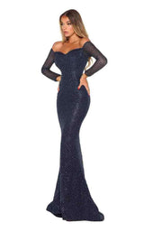 Portia and Scarlett Emerald Gown Navy
