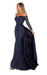 Portia and Scarlett Emerald Gown Navy