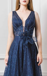 MNM Couture F00625 Navy/Nude