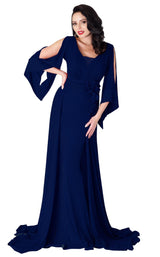 MNM Couture F4670 Navy Blue