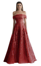 Azzure Couture FM1021 Burgundy