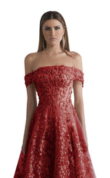 Azzure Couture FM1021 Burgundy