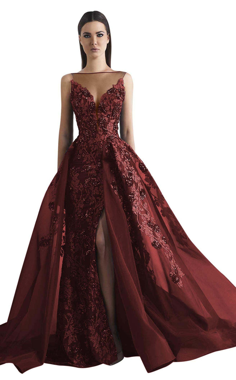 Azzure Couture FM1022 Burgundy