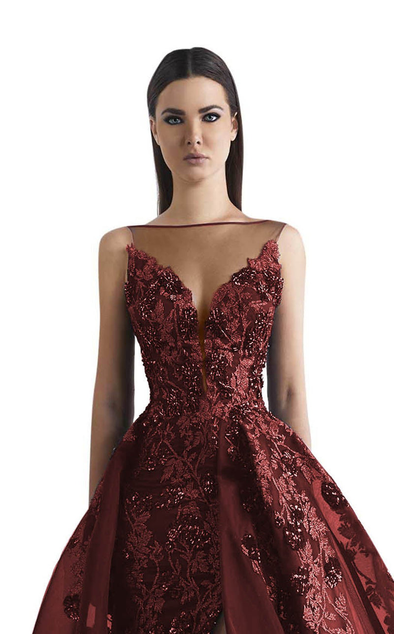 Azzure Couture FM1022 Burgundy