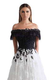 Azzure Couture 1029 Black White