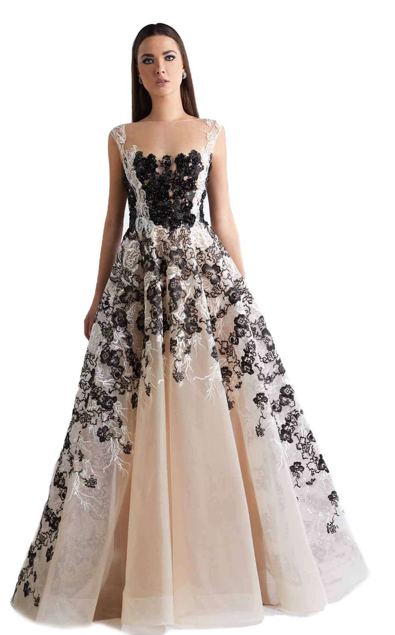 Azzure Couture 1035 Black Ivory