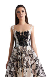 Azzure Couture 1035 Black Ivory