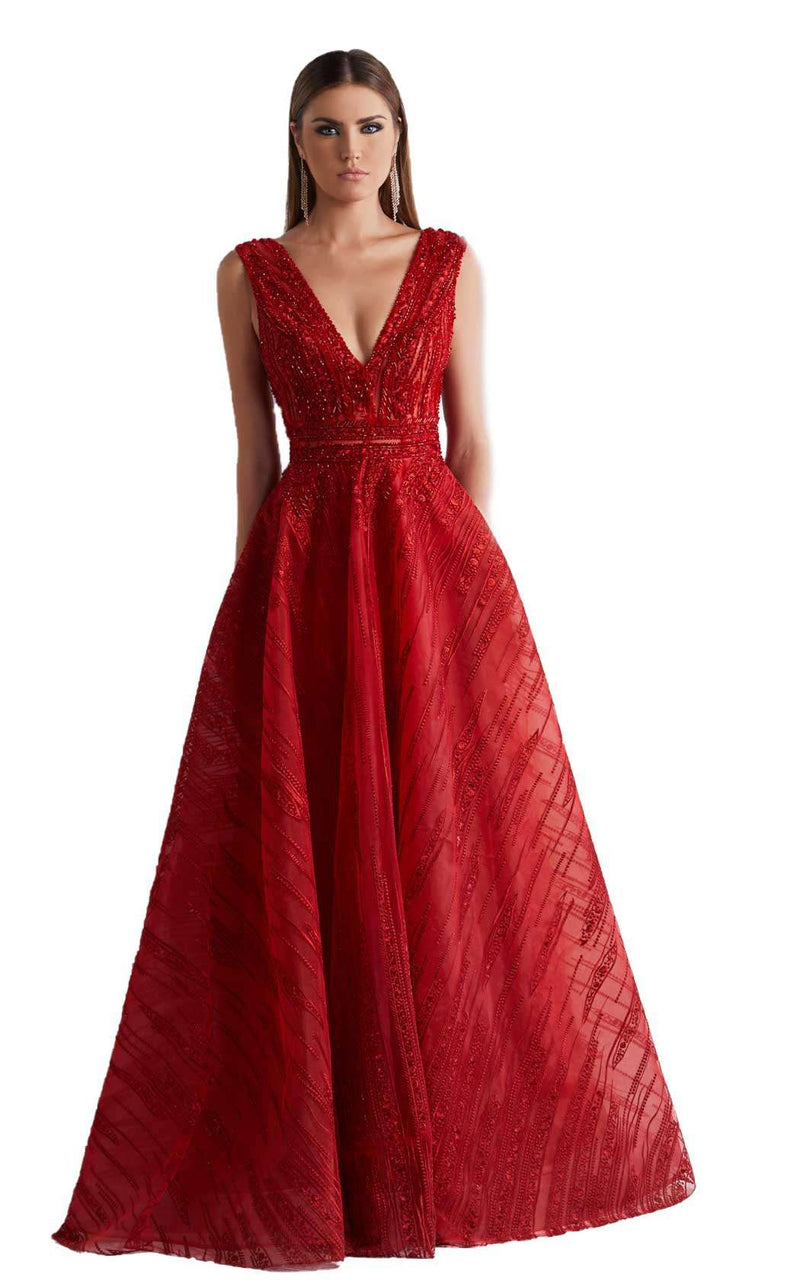 Azzure Couture FM1047 Red