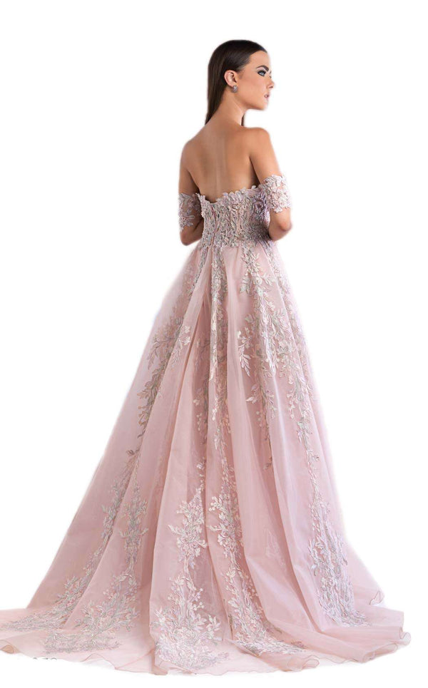 Azzure Couture 1052 Blush Silver