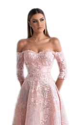 Azzure Couture 1072 Pink-Silver