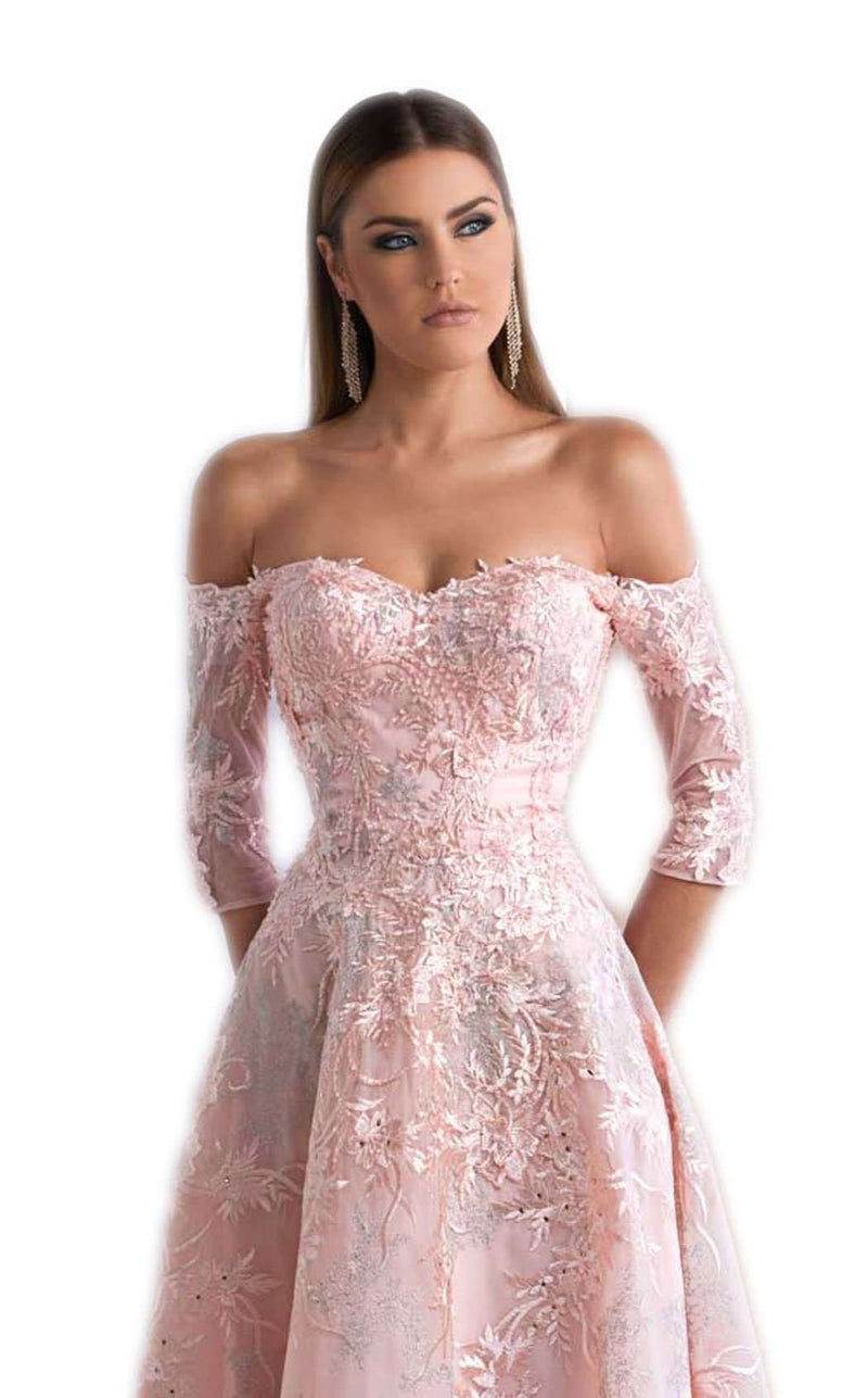 Azzure Couture 1072 Pink-Silver