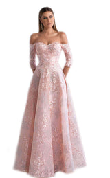 Azzure Couture FM1072 Pink/Silver