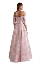 Azzure Couture 1072 Pink-Silver